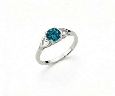 Indigolite gemstone ring that radiates deep blue elegance with a modern, sophisticated touch