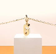 Gold letter G necklace dainty personalized jewelry gift for birthdays and special occasions