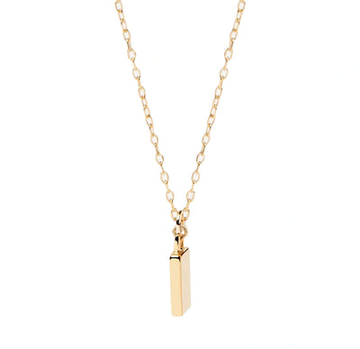 Dainty initial "I" necklace with adjustable chain, crafted for subtle style and personal expression. Dainty Initial Necklace - I