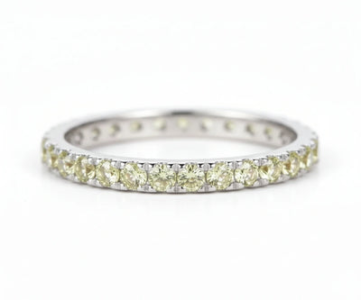 A silver lemon quartz ring showcased as a piece of luxury jewelry
