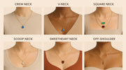 necklaces for different necklines