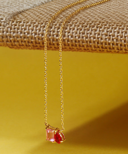 Collection of heart necklace with birthstone, heart birthstone necklace, and toi et moi birthstone necklace designs featuring personalized gemstones set in elegant, gift-ready styles for everyday wear.