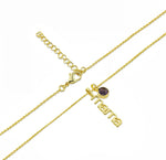 Mama necklace with birthstone featuring a personalized gemstone accent on a delicate chain, symbolizing love, family, and motherhood.
