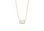 Load image into Gallery viewer, Close-up of Aurora Opal gemstone with gold setting
