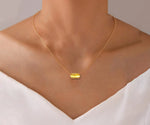 Load image into Gallery viewer, Elegant necklace featuring citrine shine gemstone
