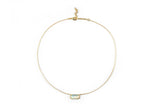 Load image into Gallery viewer, Model wearing Aurora Opal necklace with a soft glow
