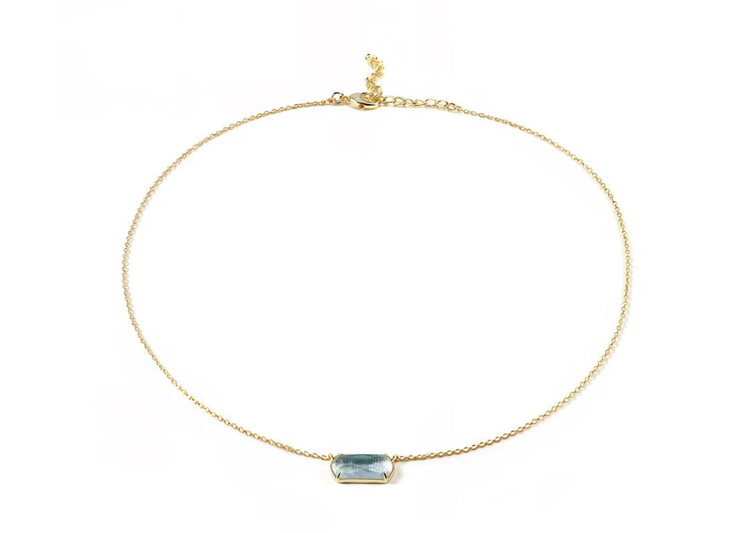 Detailed view of pendant and secure spring clasp