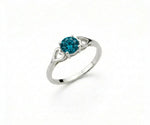 Indigolite gemstone ring that radiates deep blue elegance with a modern, sophisticated touch
