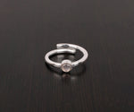 925 silver ring with a subtle glowing rose quartz stone, a thoughtful gift for birthdays, anniversaries, or self-love

