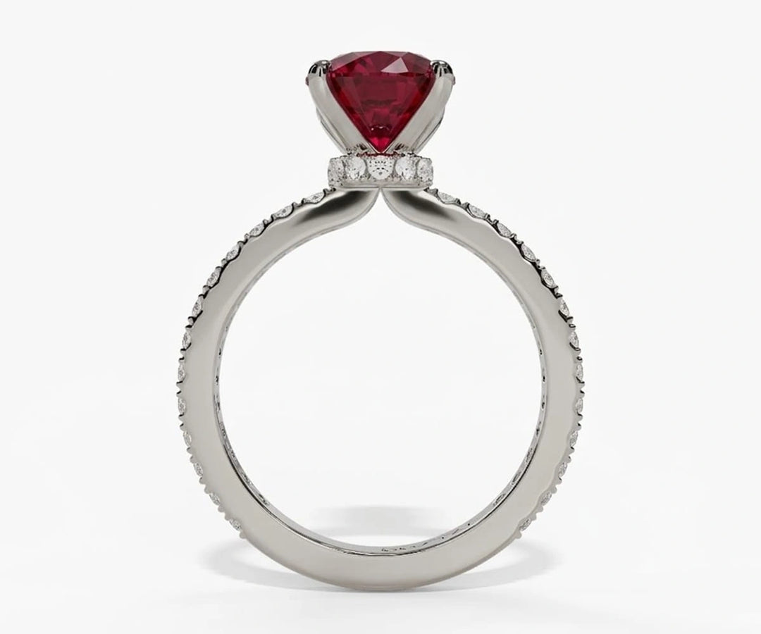 Red ruby ring featuring an oval cut stone with vibrant brilliance and timeless appeal natural ruby rings for women, ruby engagement ring with diamonds