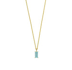 Load image into Gallery viewer, Celebrate December birthdays with this timeless blue topaz birthstone necklace – a graceful and meaningful necklace for women.


