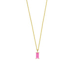 Load image into Gallery viewer, Celebrate October birthdays with this handcrafted pink tourmaline birthstone necklace—perfect as a meaningful necklace for women.


