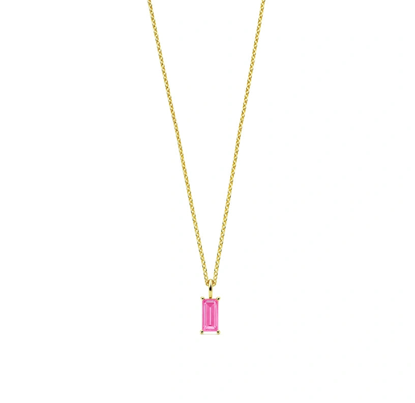 Celebrate October birthdays with this handcrafted pink tourmaline birthstone necklace—perfect as a meaningful necklace for women.

