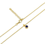 Load image into Gallery viewer, A classic September birthstone necklace designed to symbolize wisdom and strength.


