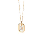 Load image into Gallery viewer, Dainty Dangling Initial Necklace  - A
