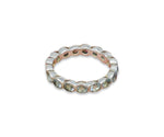 Elegant sterling silver ring featuring a soft blue aquamarine hydro gemstone for a serene, everyday look

