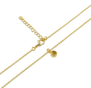 A cheerful November birthstone necklace designed to brighten any look with its vibrant citrine stone.
