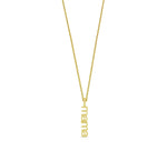 14K gold-plated Mama necklace with delicate script pendant. dainty mama necklace


