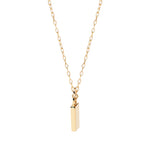 Dainty initial "I" necklace with adjustable chain, crafted for subtle style and personal expression. Dainty Initial Necklace - I
