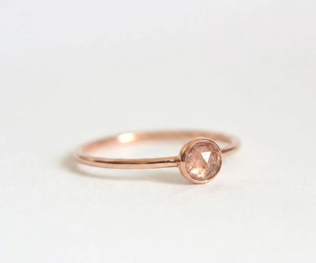 Minimalist cherry ring with glossy red cherries and a sleek adjustable band