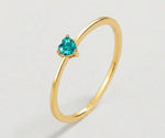 Dainty heart shaped ring for women perfect for gifting and daily styling
