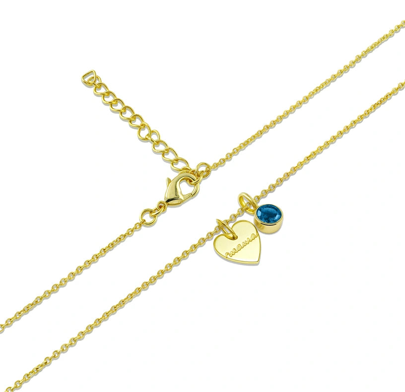 Meaningful birthstone necklace celebrating motherhood with a personalized touch

