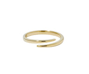 Dainty gold ring for women minimalist everyday stacking jewelry