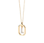 An initial necklace L featuring a polished letter “L” pendant on a delicate chain, adding a personalized and elegant touch to everyday jewelry.
