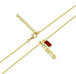 A mama gold necklace featuring a polished gold pendant engraved with “Mama,” symbolizing love and appreciation, perfect for gifting to a mother.
