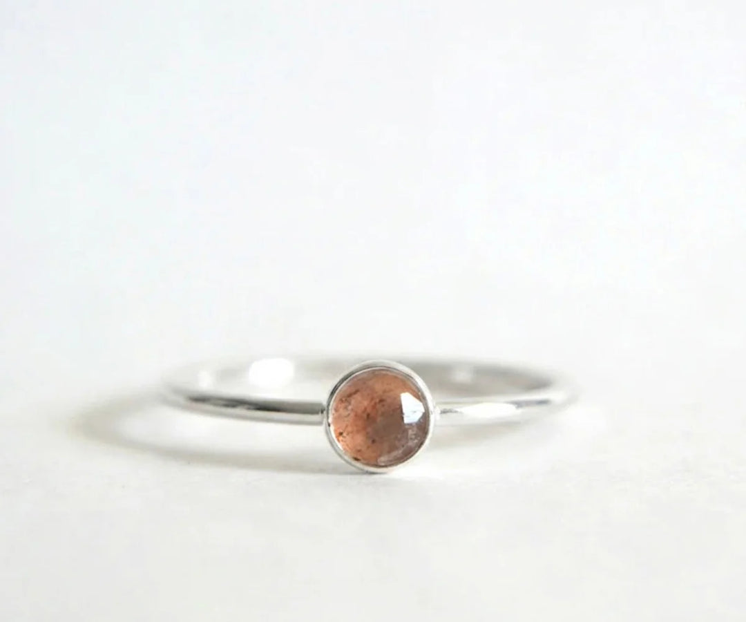 Trendy cherry design ring with sparkling red gems perfect for summer jewelry styling, cherry quartz ring sterling silver