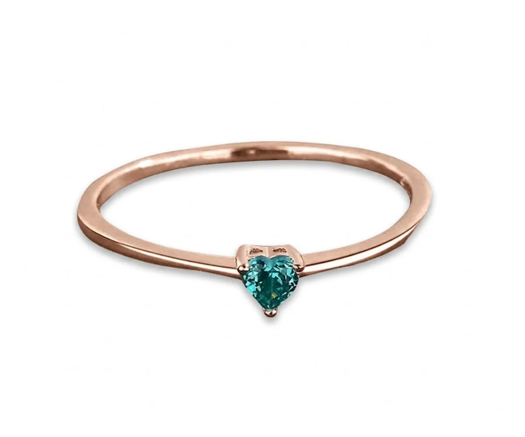Classic heart ring design for women perfect for stacking or solo wear