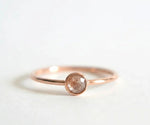 Elegant cherry motif ring with gold finish and bright red stone detailing, trendy rings for girls
