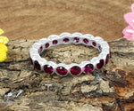 Classic pink tourmaline engagement style ring with soft blush gemstone

