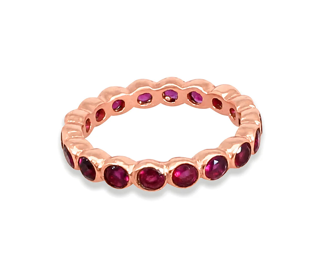 Minimalist pink tourmaline ring in gold perfect for gifting and special occasions