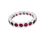 Pink tourmaline statement ring with vibrant gemstone and polished finish
